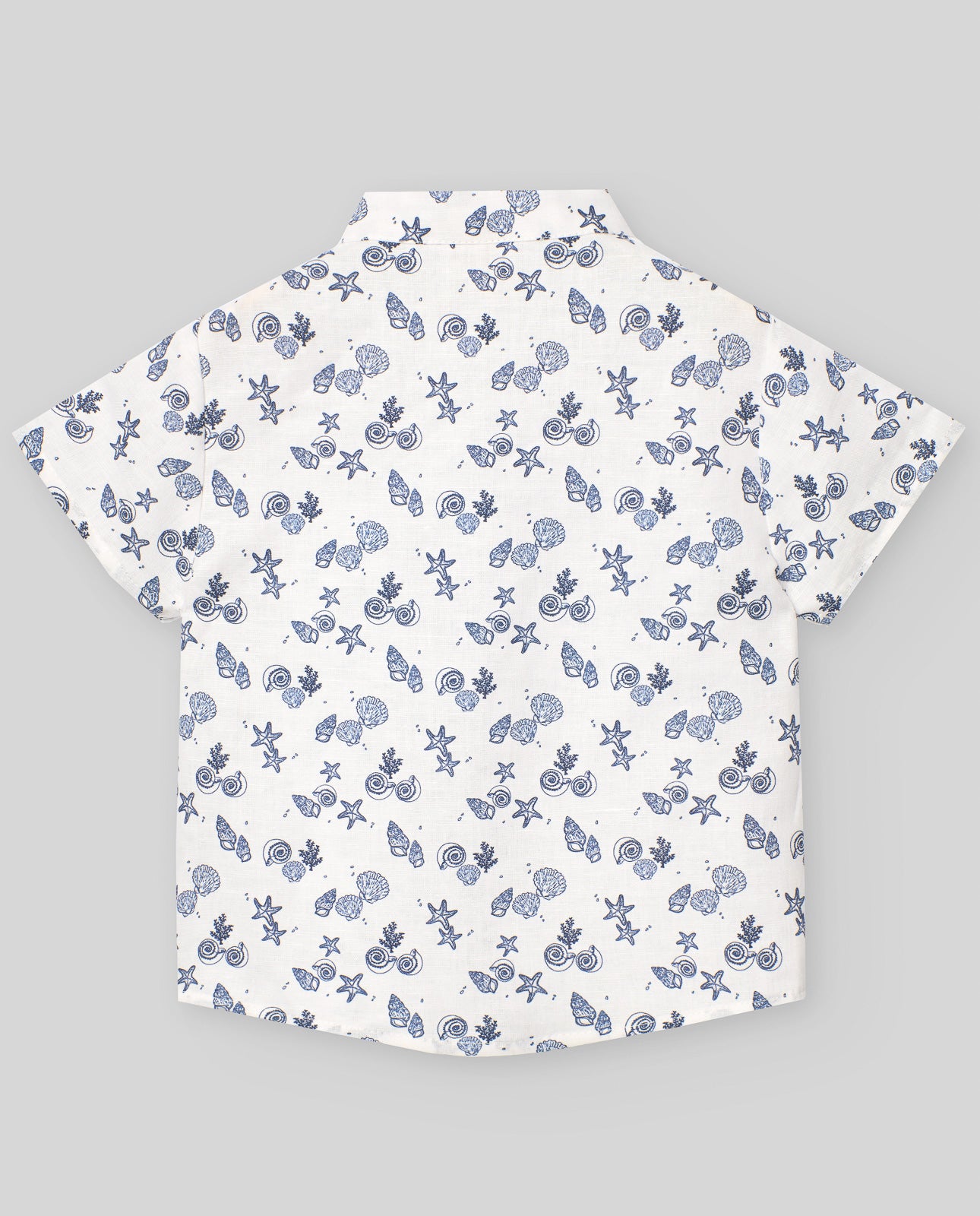 Set de camisa y pantalón de lino corto "Rias" de Paz Rodriguez para niño