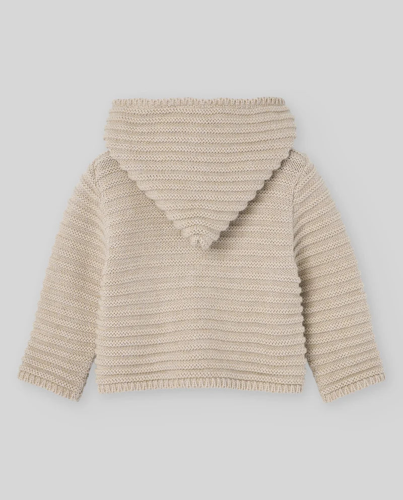 Chaqueta PONTE unisex de punto con capucha (diferente de la foto) para niña de Paz Rodriguez