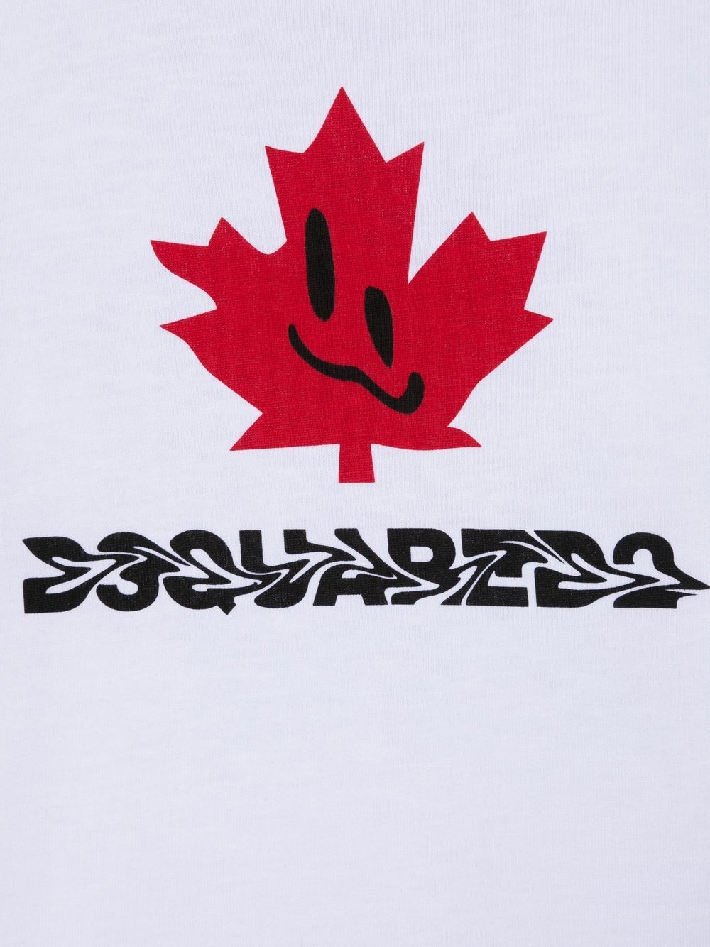 Ropa para niños - camiseta blanca logo manga larga DSQUARED2
