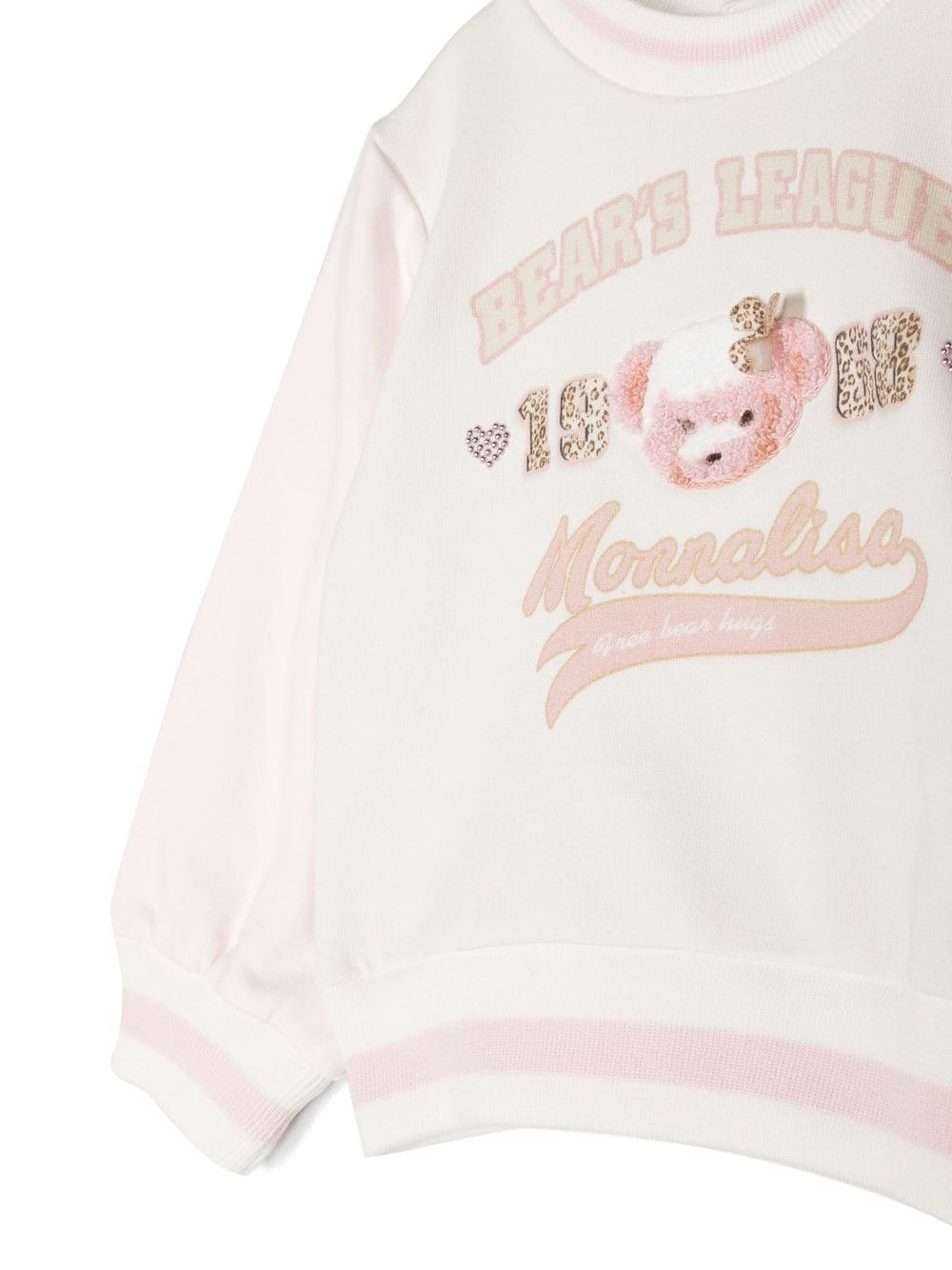 Ropa para niña- Sudadera con estampado osito MONNALISA