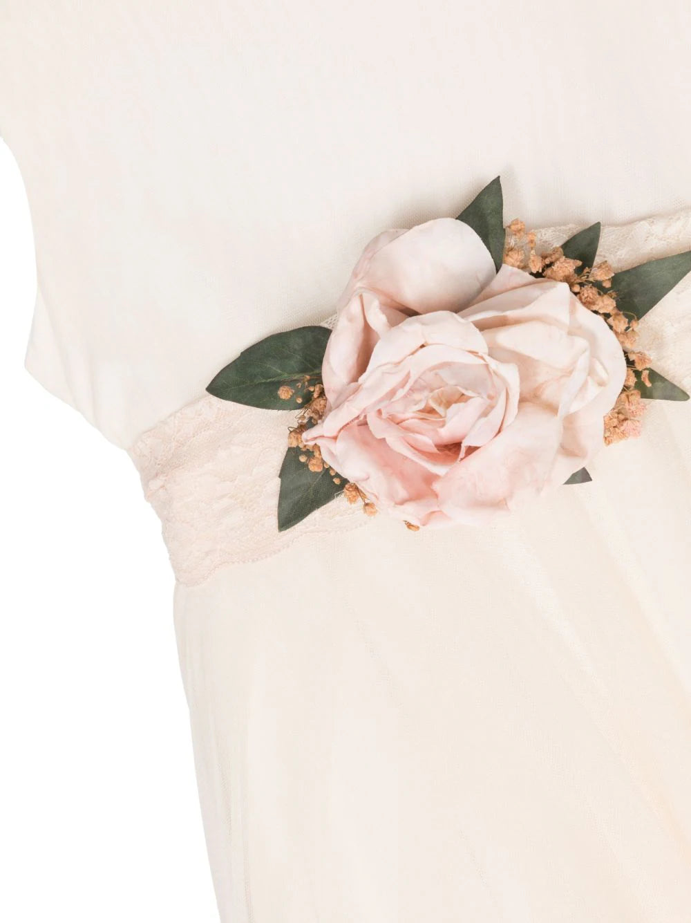 Vestido de comunión blanco 217 para niñas de la marca MIMILÚ