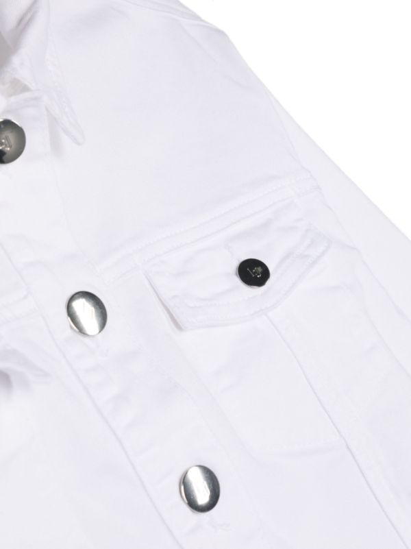 Ropa para niñas - chaqueta vaquera con dobladillo elástico LIUJO