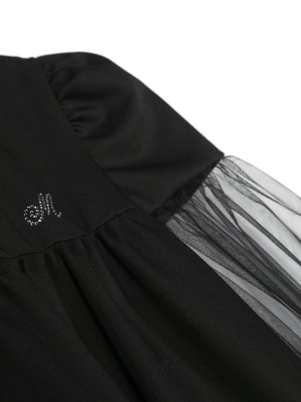 Girls' clothing - dress with tulle sleeves MONNALISA