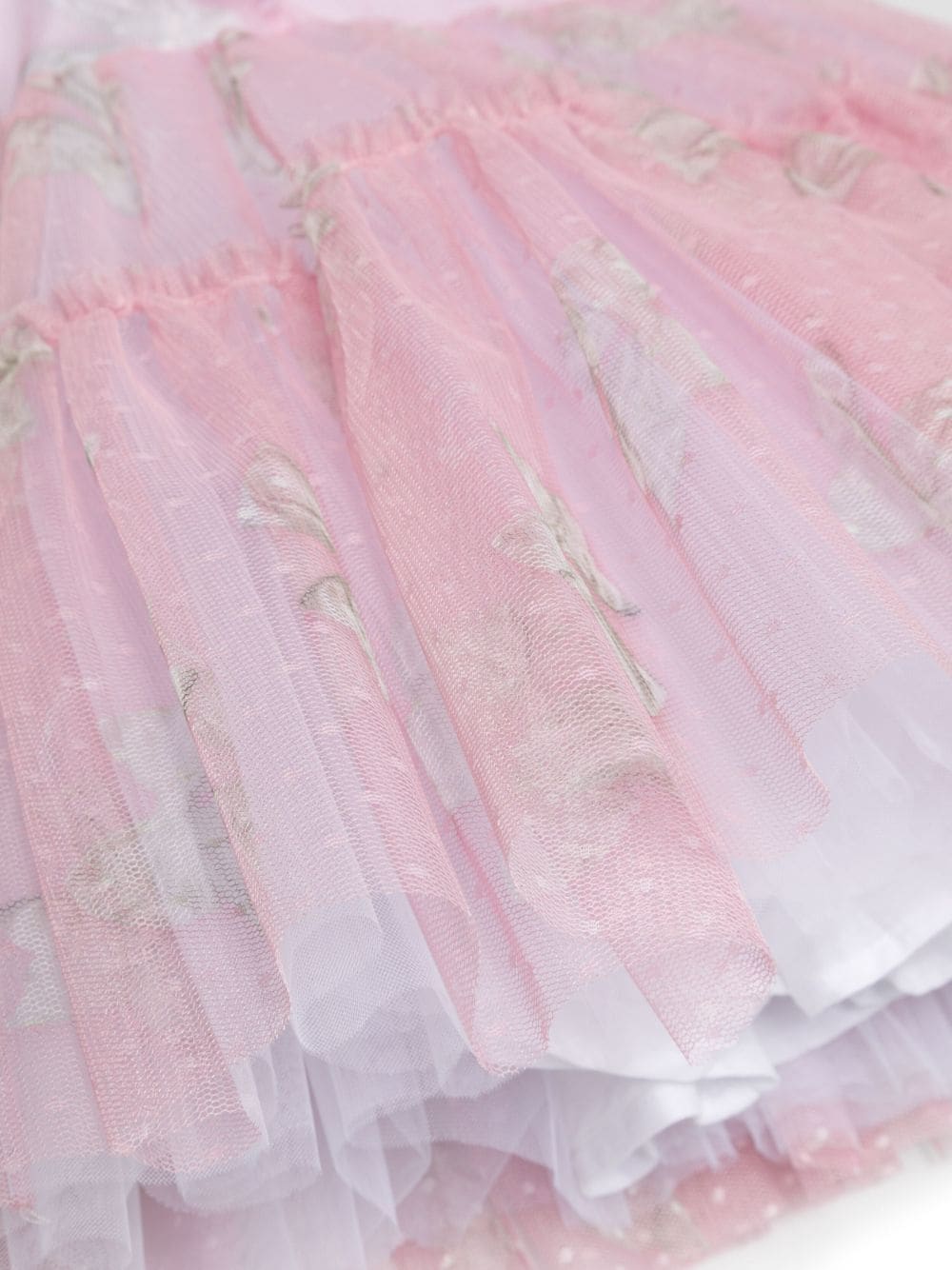 Flared dress with round neckline Monnalisa