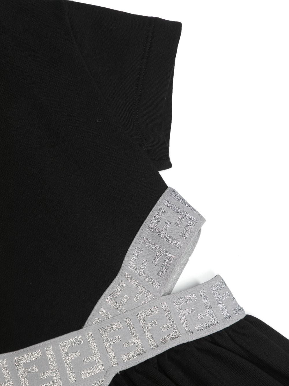 Vestido negro Fendi Kids para niña