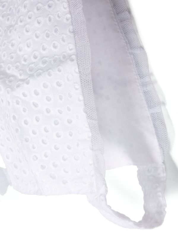 Vestido de ceremonia 593026 con capota de la marca AMAYA (la flor es difirente)