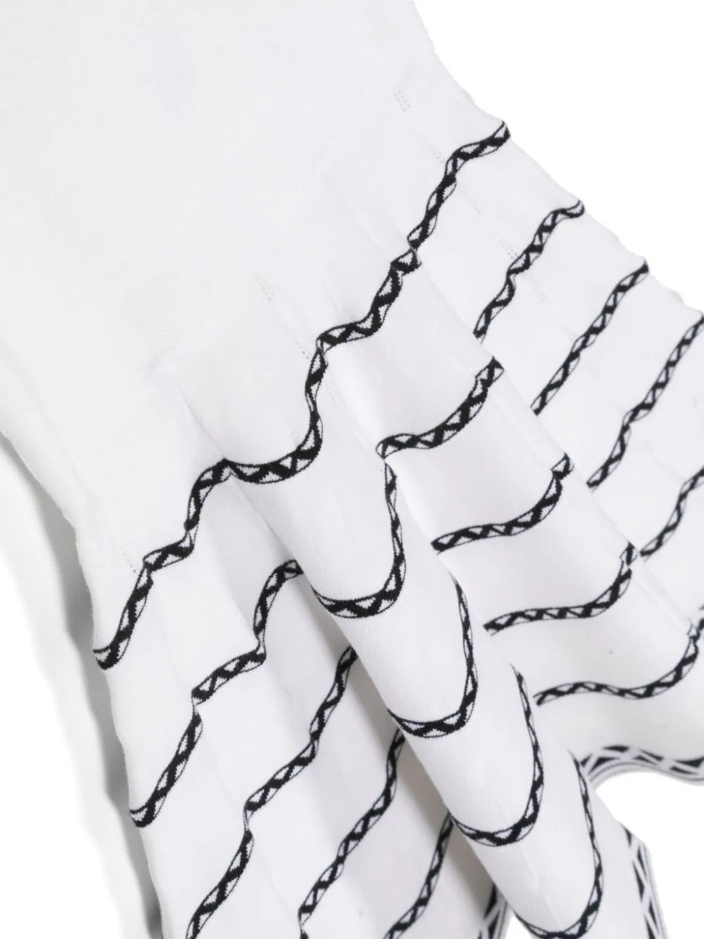 Woven dress with geometric motif for girls by the brand TWINSET