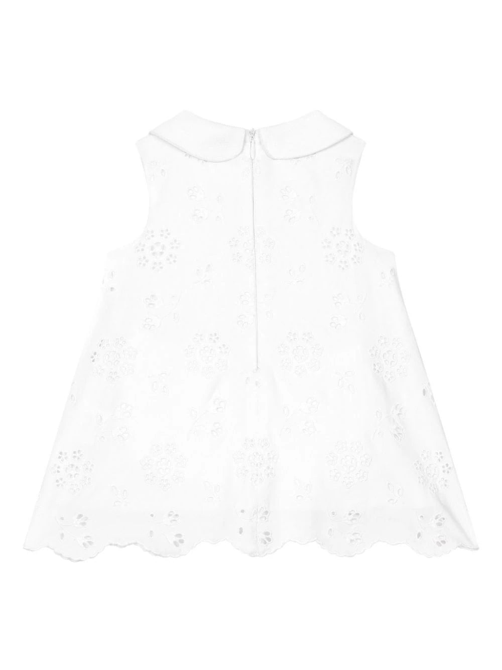 Vestido bordado con encaje inglés de la marca Dolce&Gabbana para niña