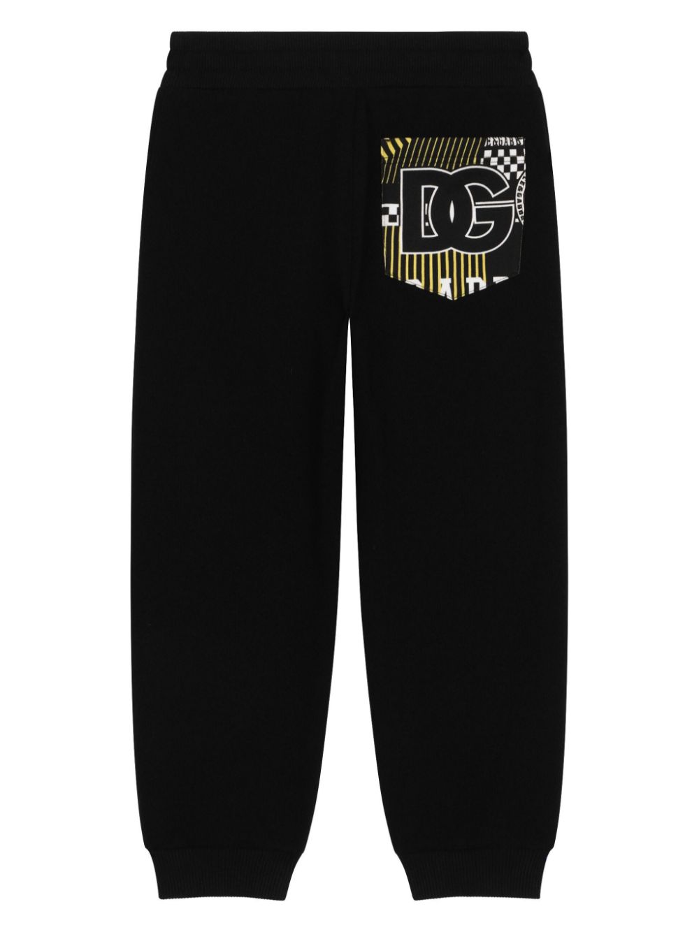 Pantalones para niño de chándal de punto con logotipo de la marca Dolce & Gabbana