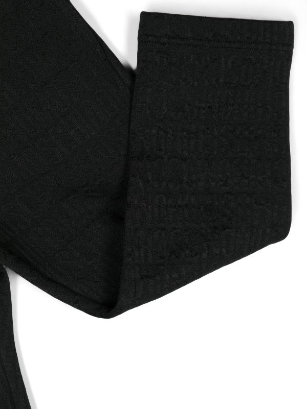 Childrenswear - black tracksuit with momogram of the logo MOSCHINO