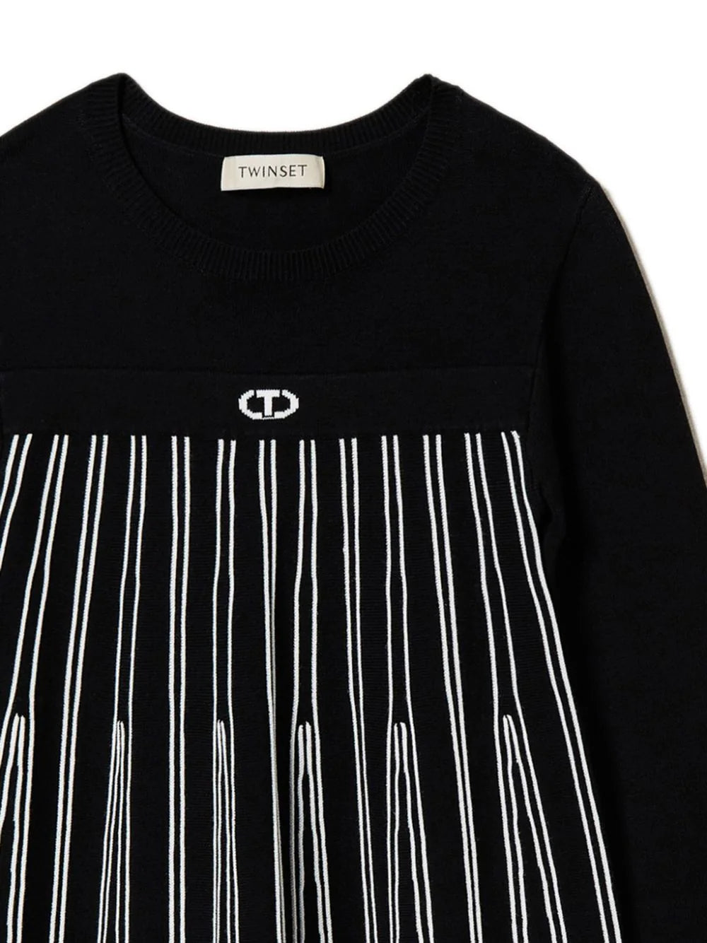 TWINSET striped knit dress