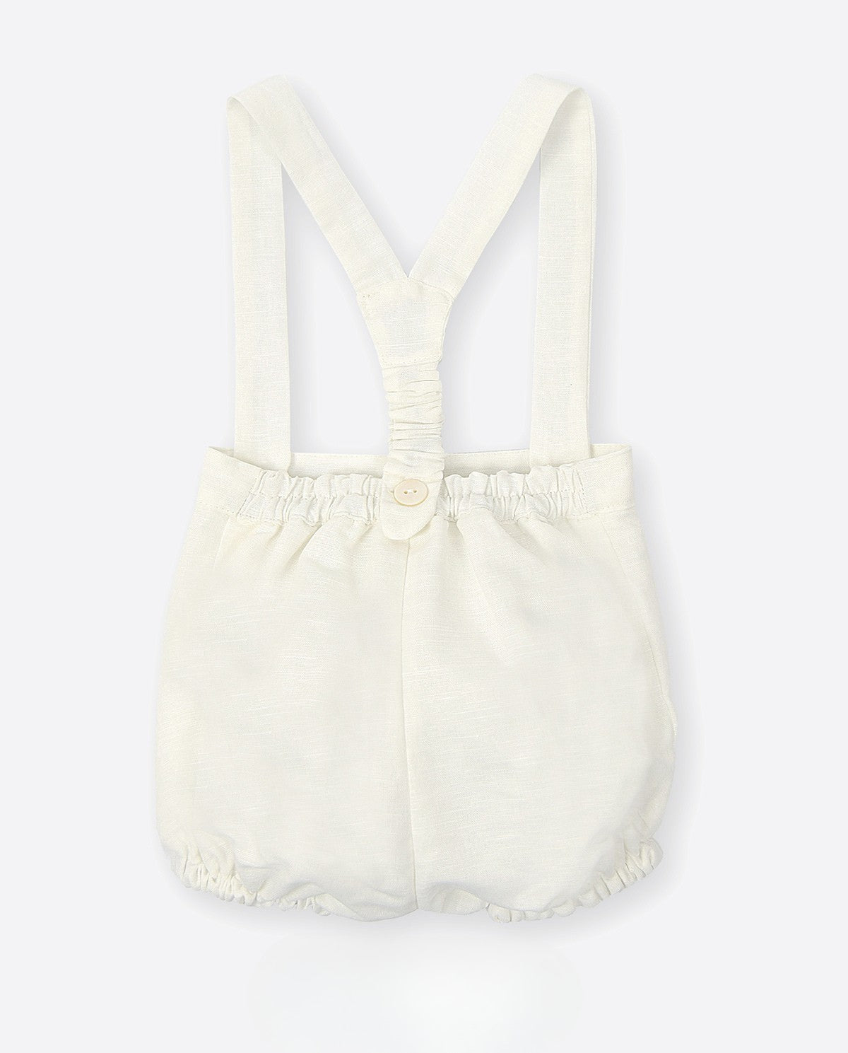 Set 593305 Blanco para bebé niño con tirantes de la marca AMAYA