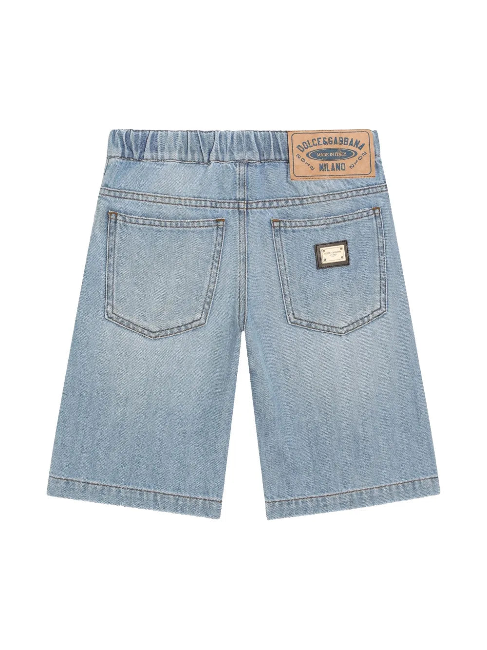 Bermudas vaqueras de algodón con rotos para niño