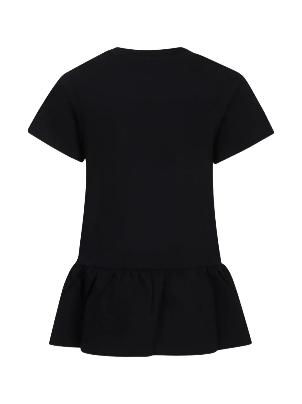 Vestido negro de manga corta MOSCHINO para niña