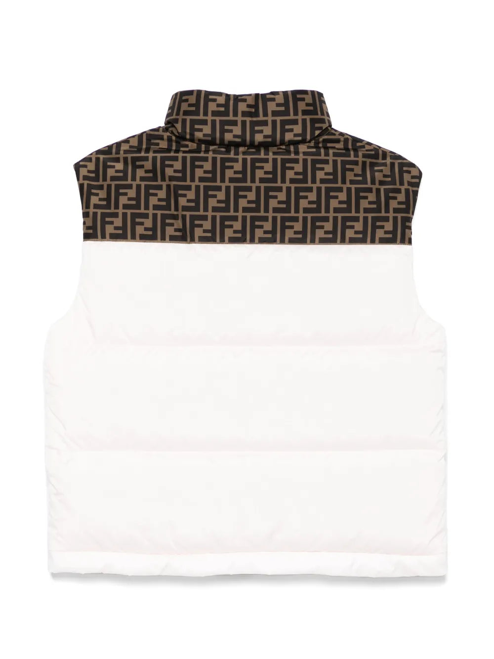 Chaleco acolchado júnior para niña de nylon de la marca Fendi