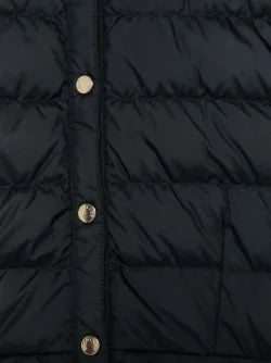 Cardigan de algodón acolchado azul para niña MONCLER