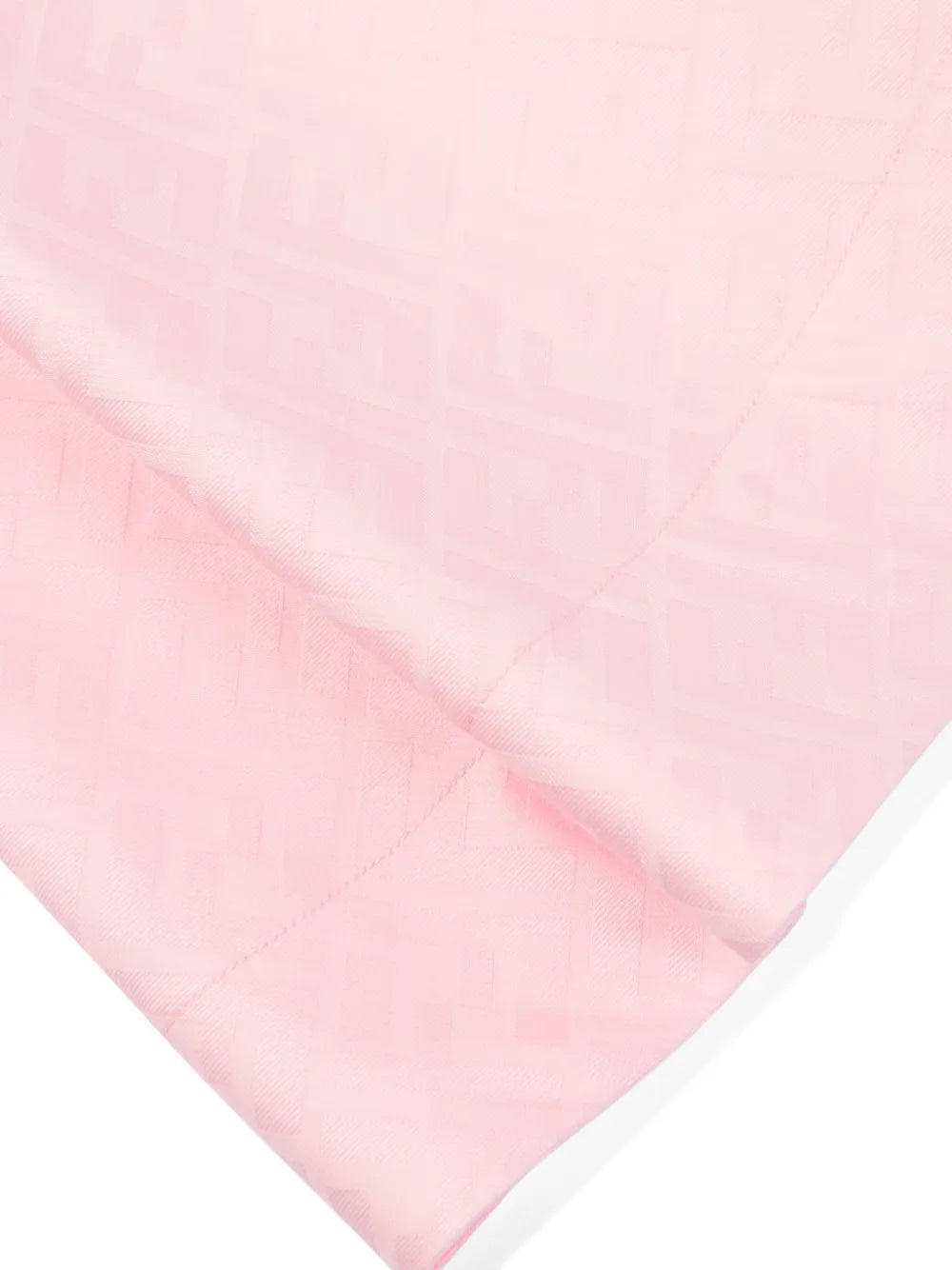 Vestido júnior en tejido jacquard de algodón de la marca Fendi Kids para niña