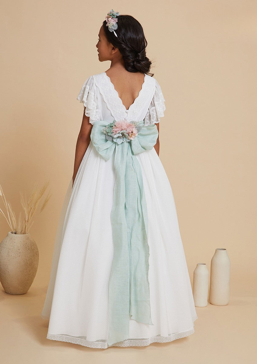 Vestido de comunion 617014MC de la marca Amaya