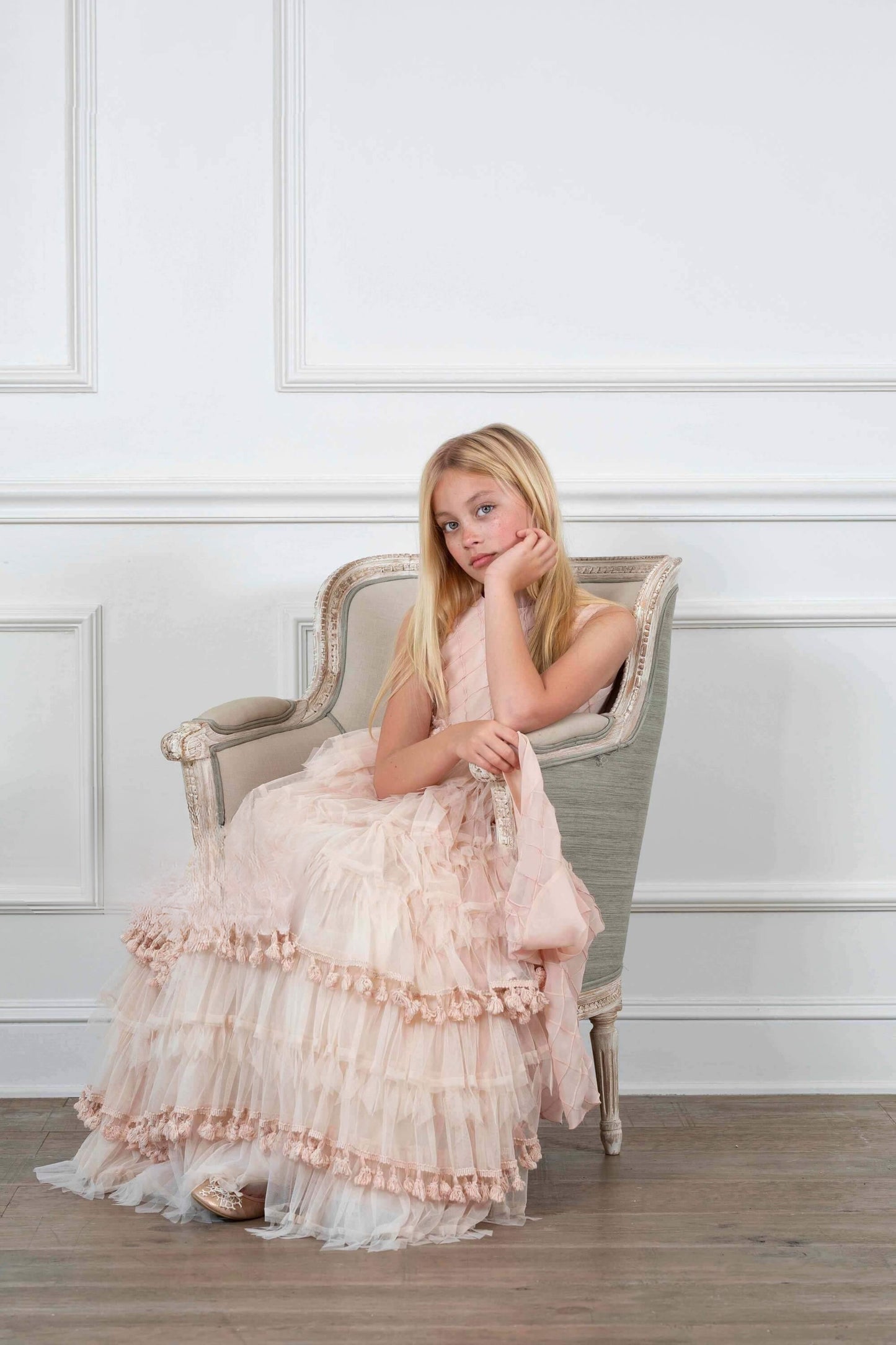 فستان رابسودي للفتيات من ماركة Cap-Ras