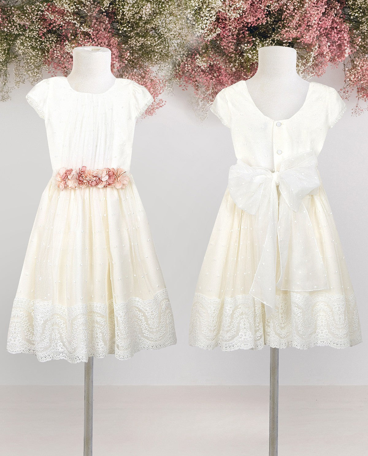 Vestido de ceremonia 593418 para niña de la marca AMAYA