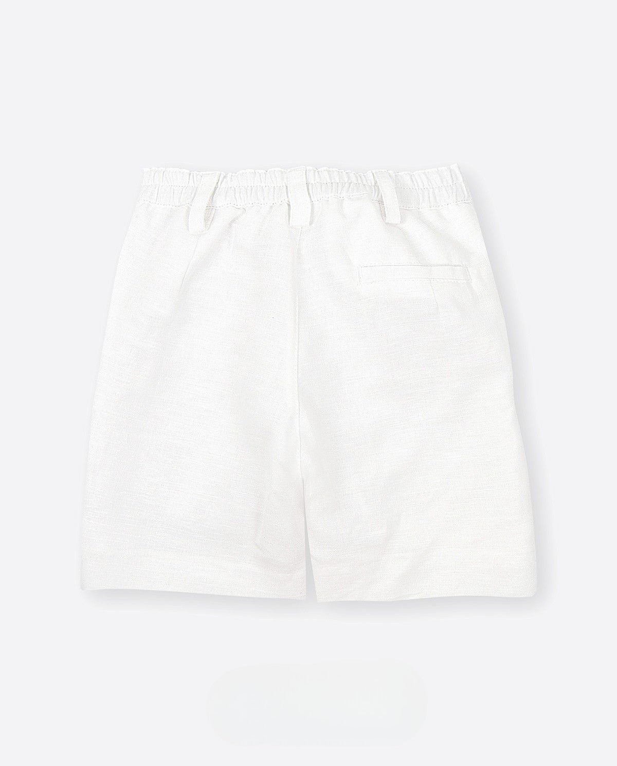 Set 593506 Beige para niño de pantalón corto y camisa a rayas de la marca AMAYA