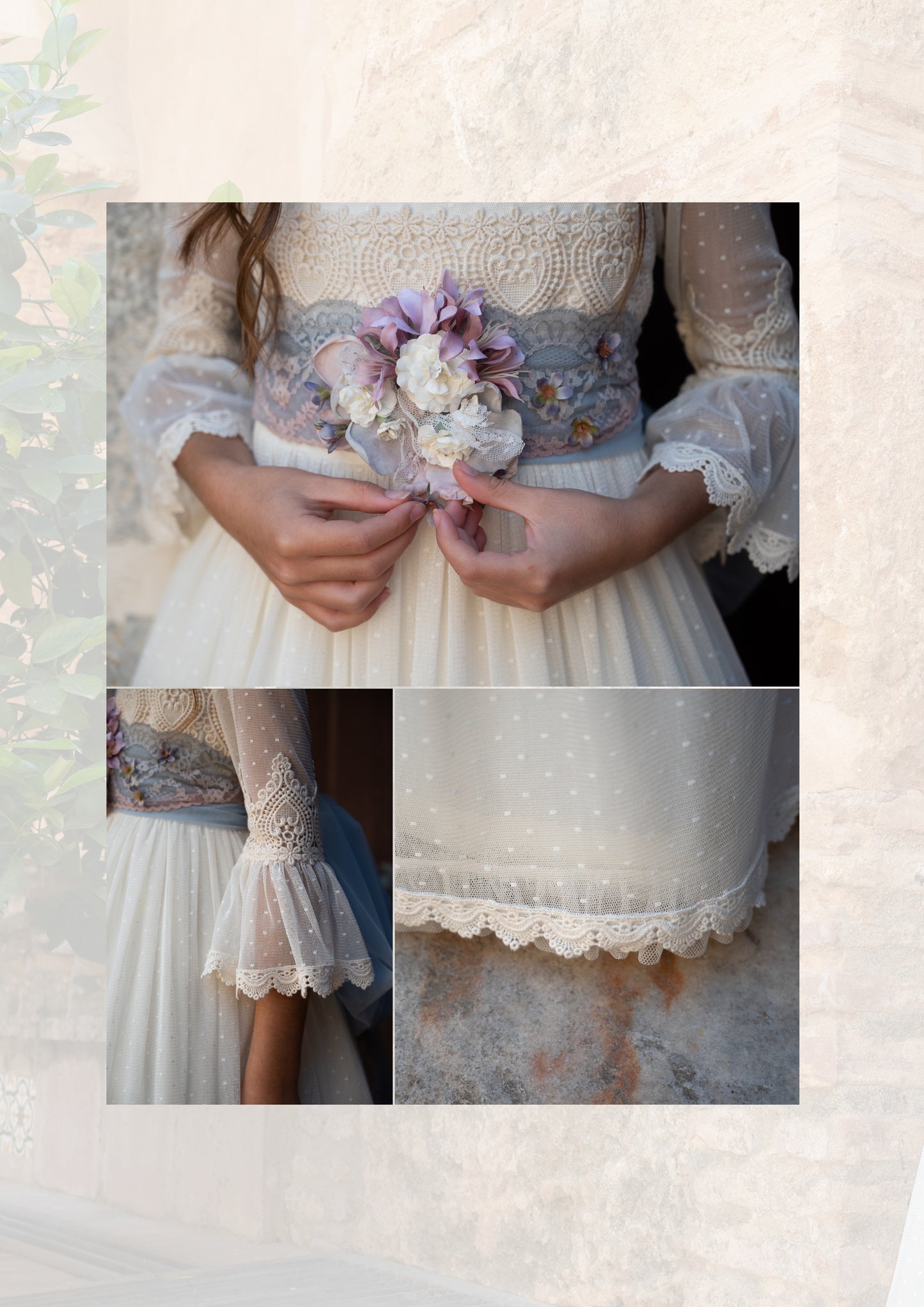 فستان المناولة موديل GERALDINE من ماركة Manuela Macías