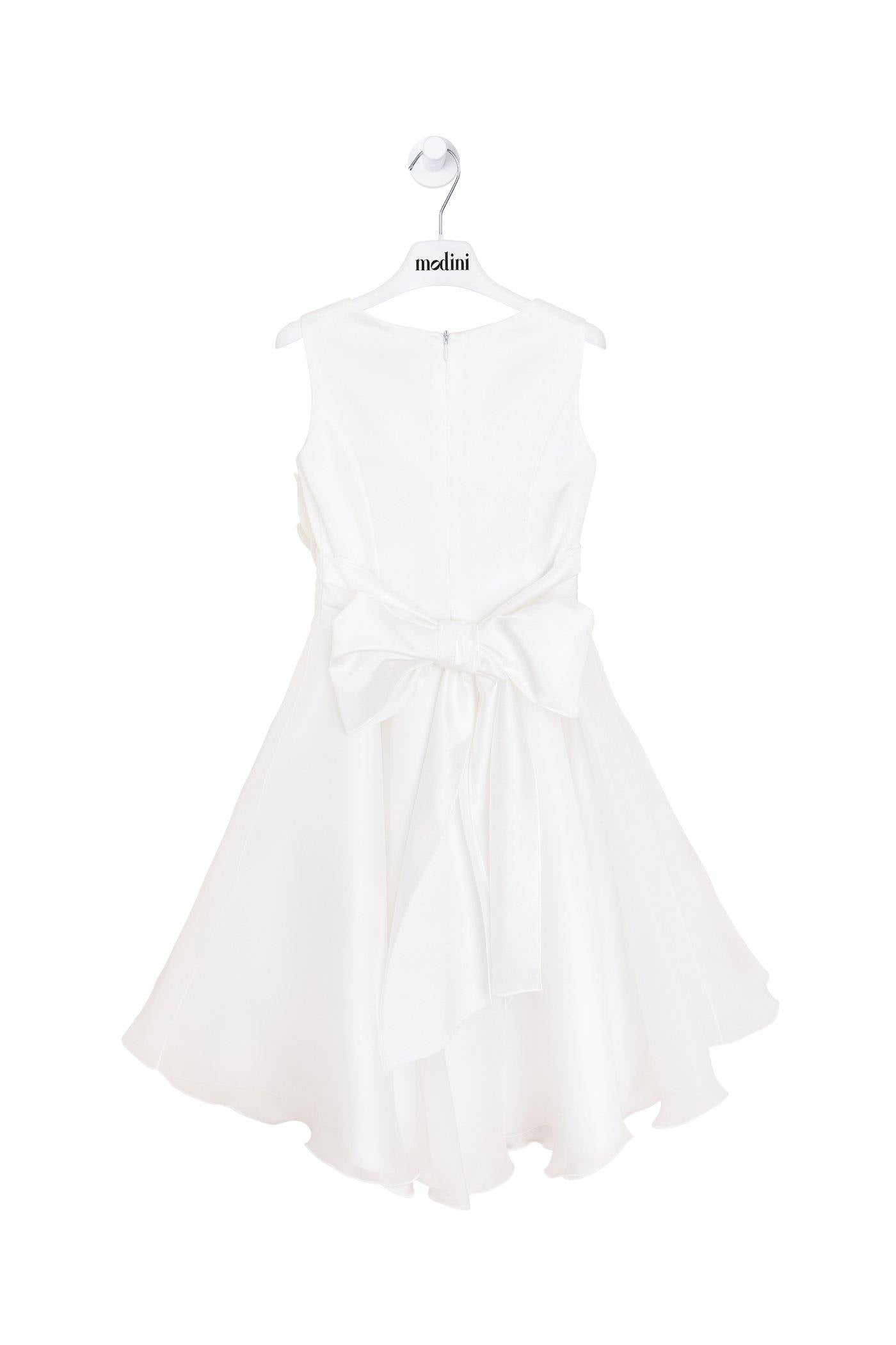 VESTIDO DE CEREMONIA BLANCO BIMBALÒ