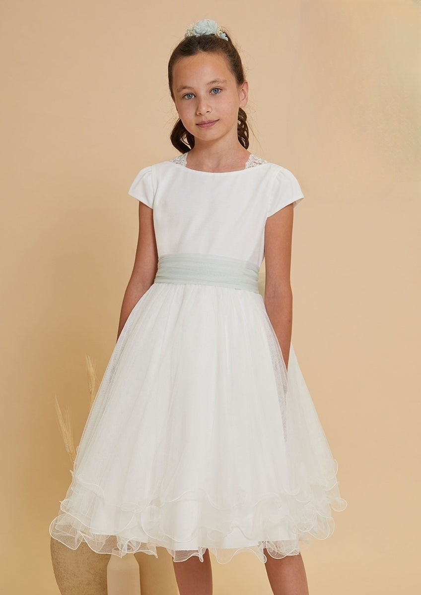 Vestido corto de comunión 616243 de la marca AMAYA