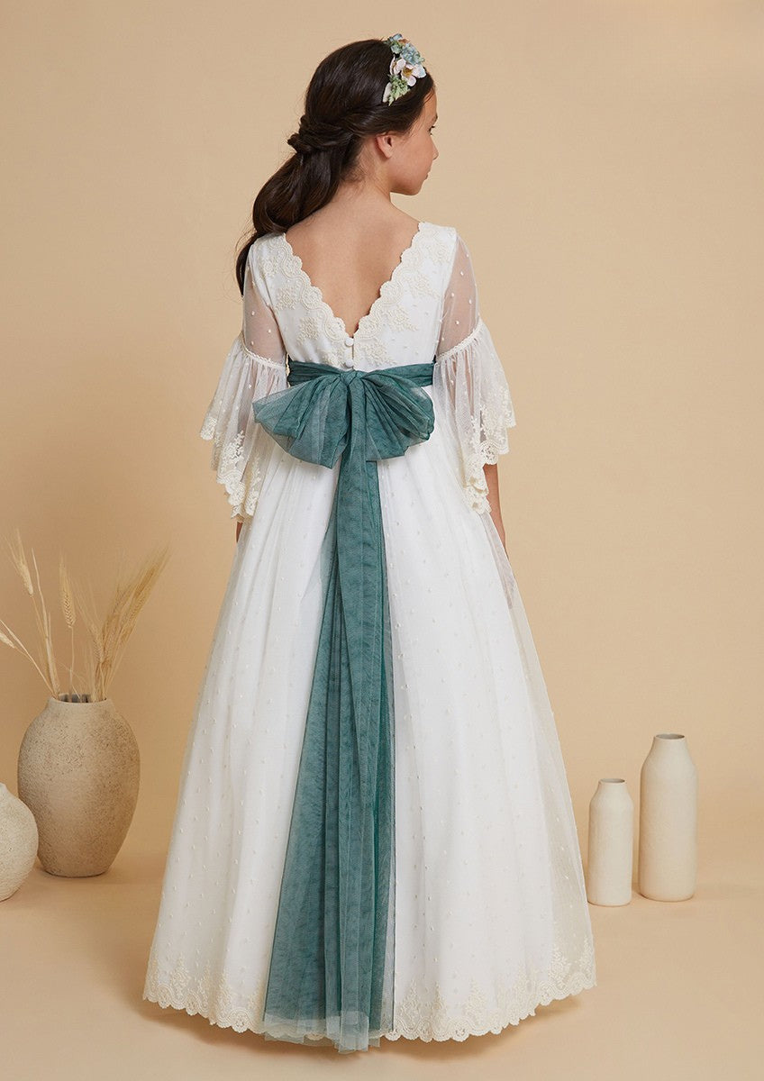 Vestido de comunión 617003MF de la marca AMAYA