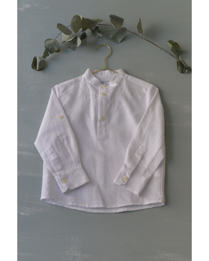 قميص أبيض للأولاد ماركة PETRITAS