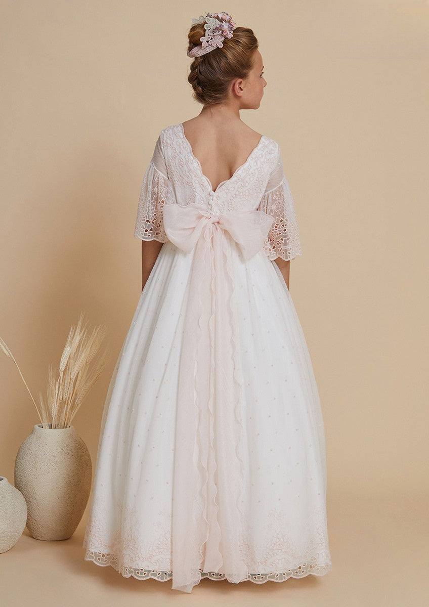Vestido de comunión 617018MD de la marca AMAYA