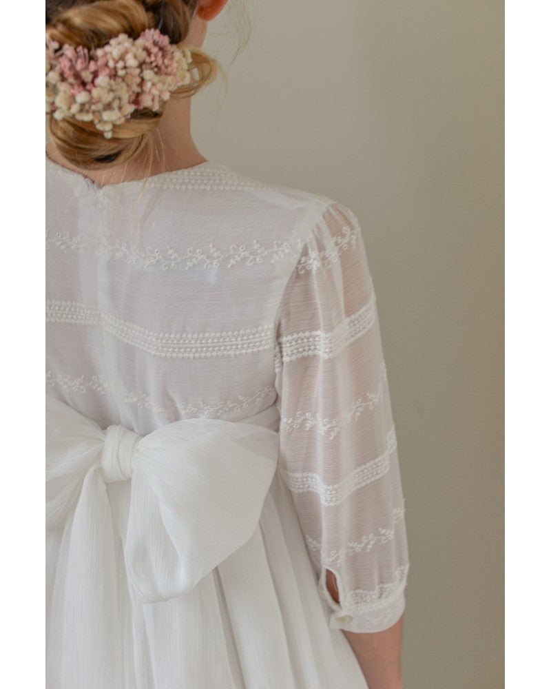 Vestido de comunión CONSTANTINE de la marca PETRITAS (lazada no incluida)