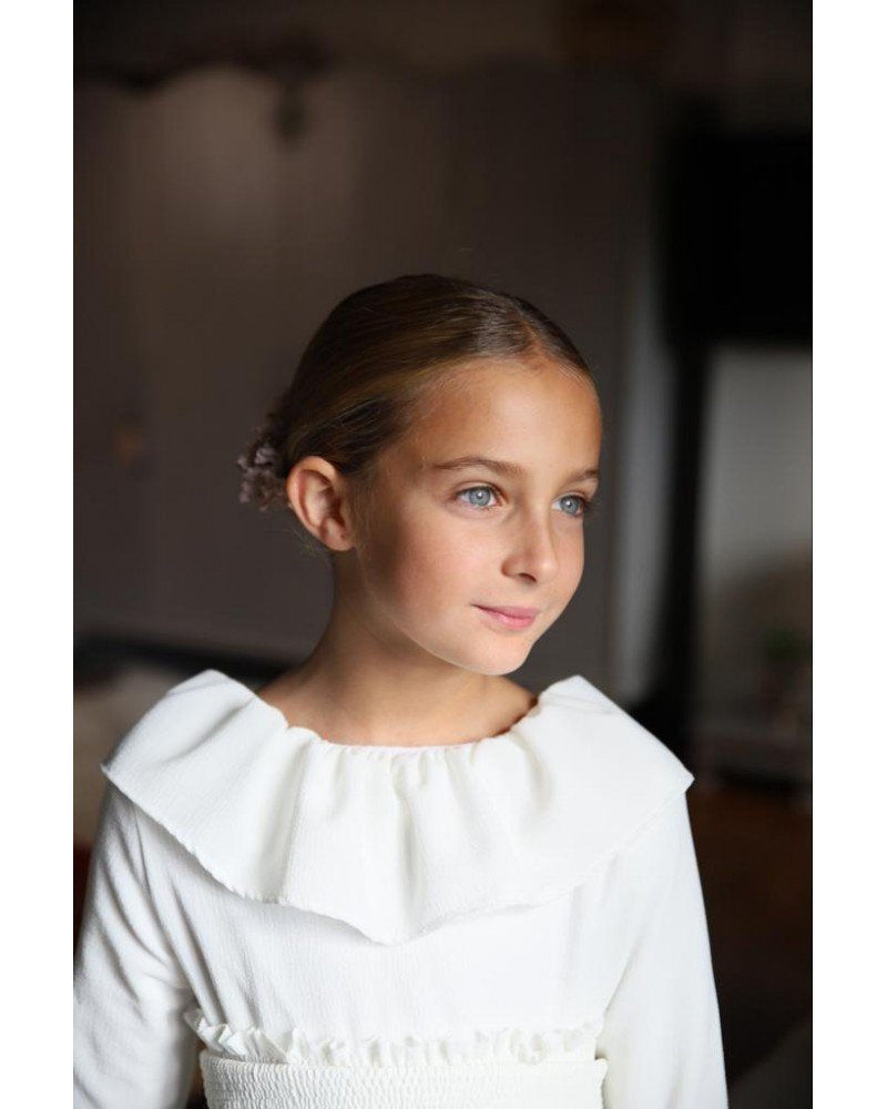 Vestido de ceremonia Escote espalda crep de la marca PETRITAS (lazada no incluida)