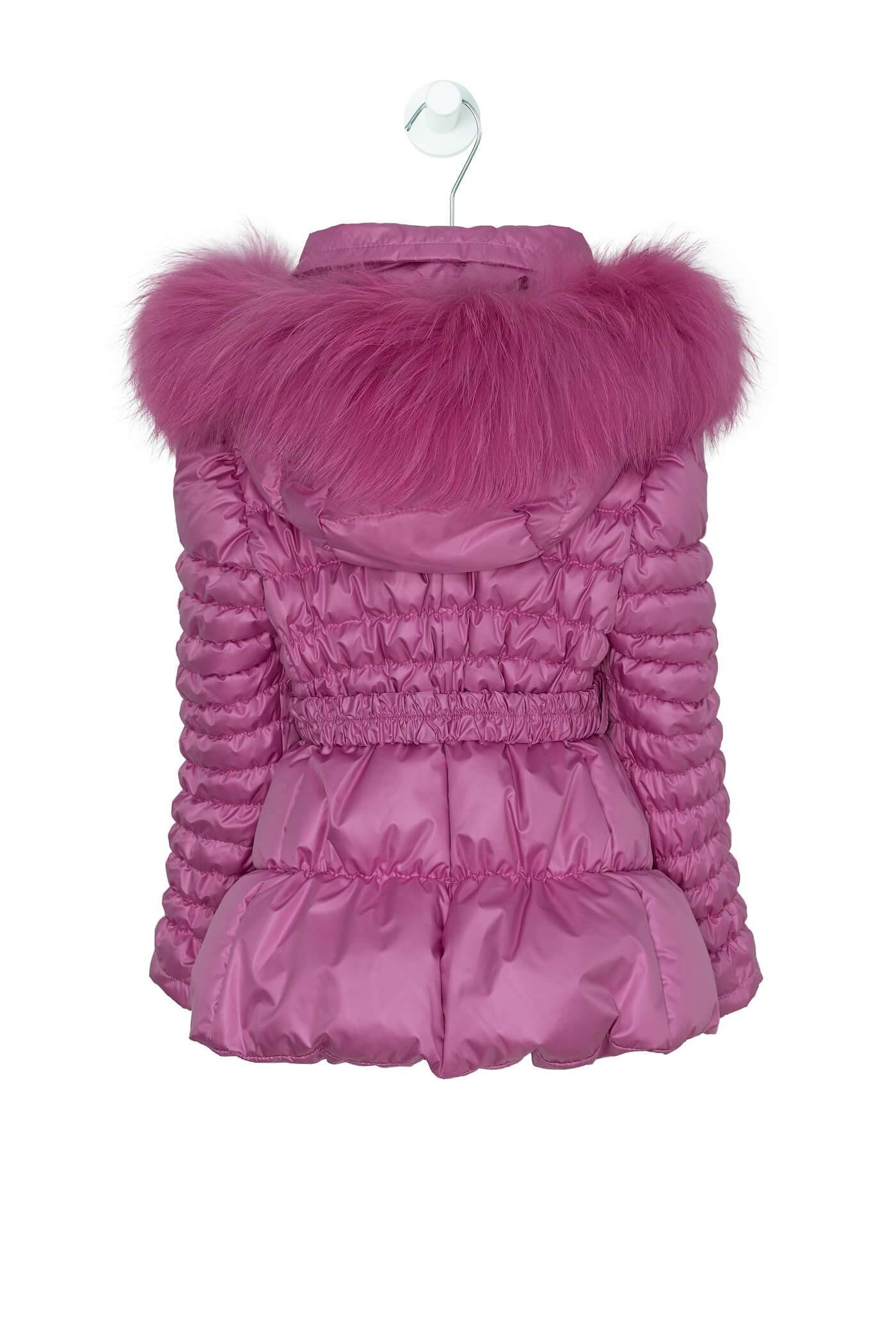 ROPA PARA NIÑOS - CHAQUETA RIZADA ROSA CANZITEX - Modini Shop