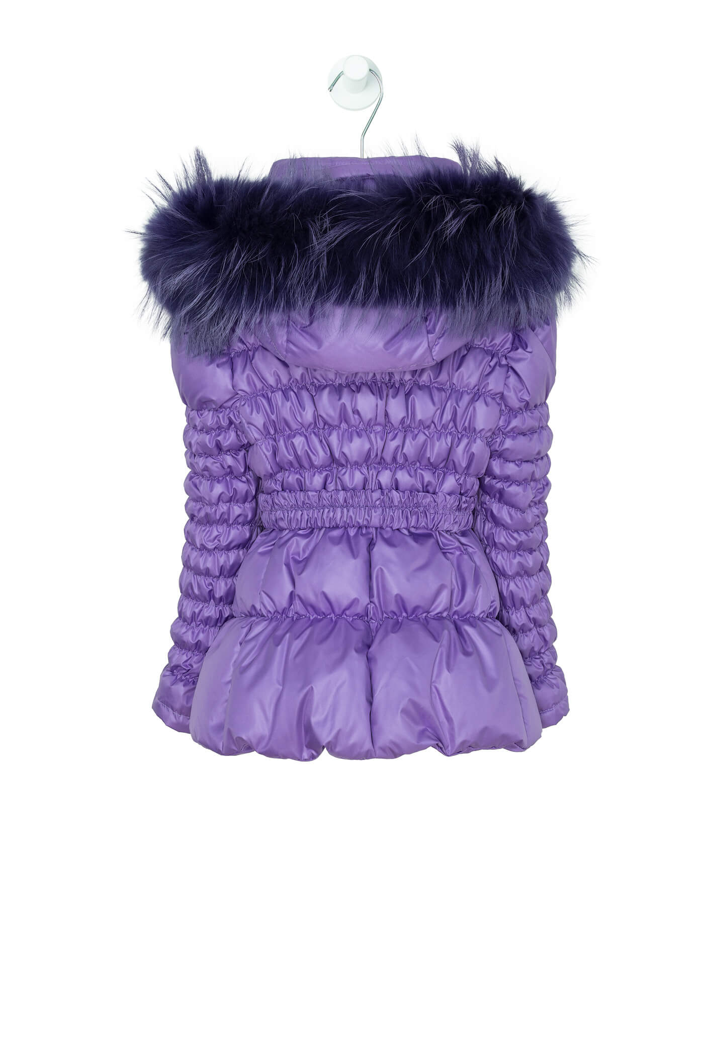 ROPA PARA NIÑOS - CHAQUETA RIZADA LILA CANZITEX