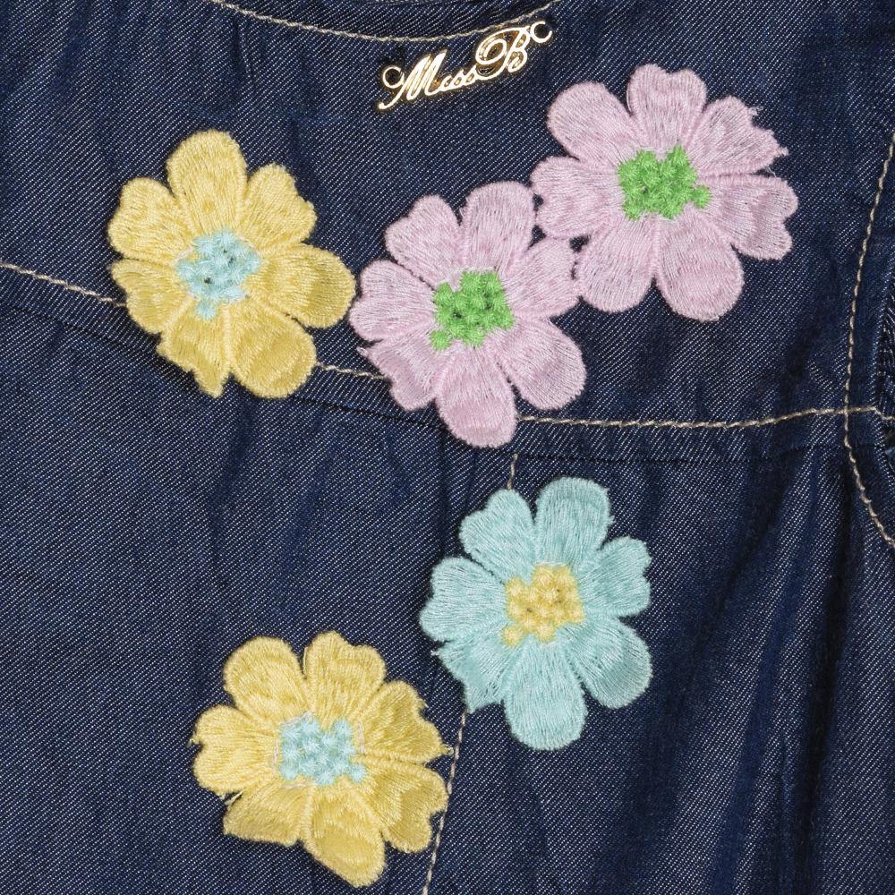 ROPA PARA NIÑOS - CONJUNTO AZUL PARA NIÑA MISS BLUMARINE - Modini Shop