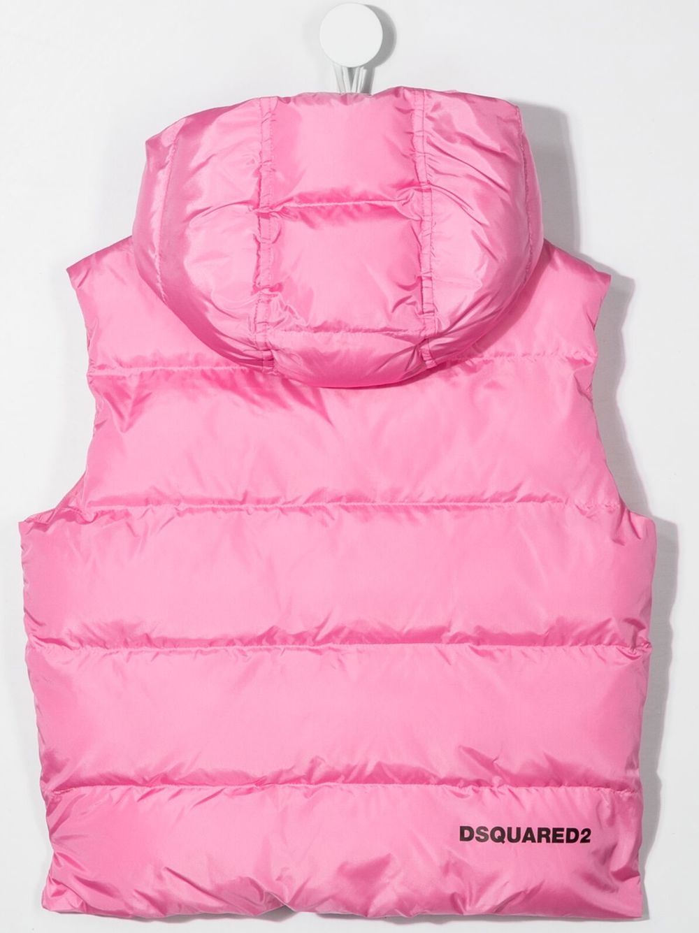 سترة وردية بغطاء رأس DSQUARED2