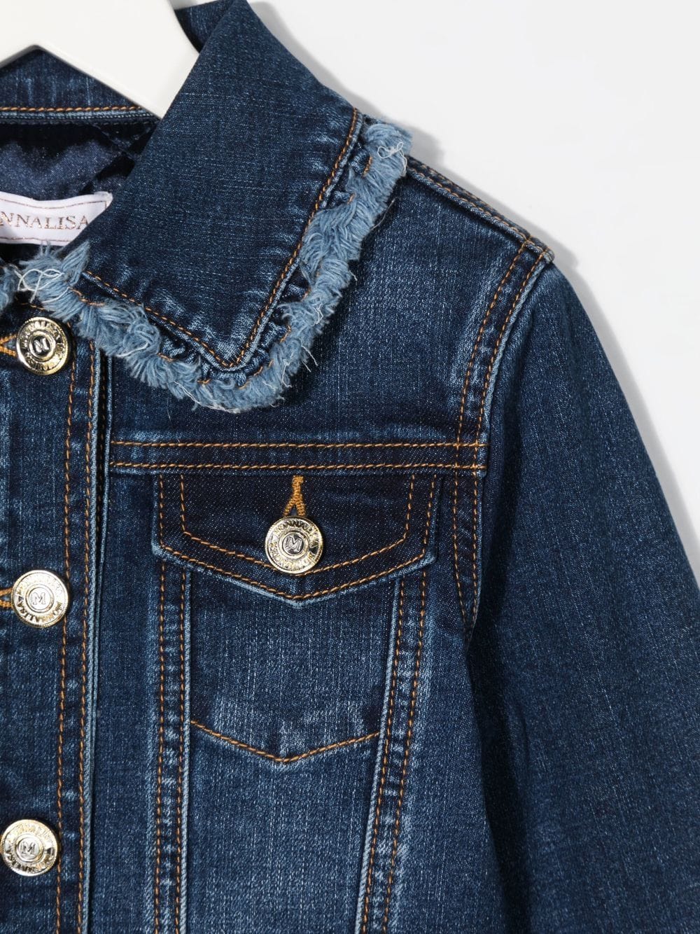 Children's clothing - aquera jacket with patch detail MONNALISA