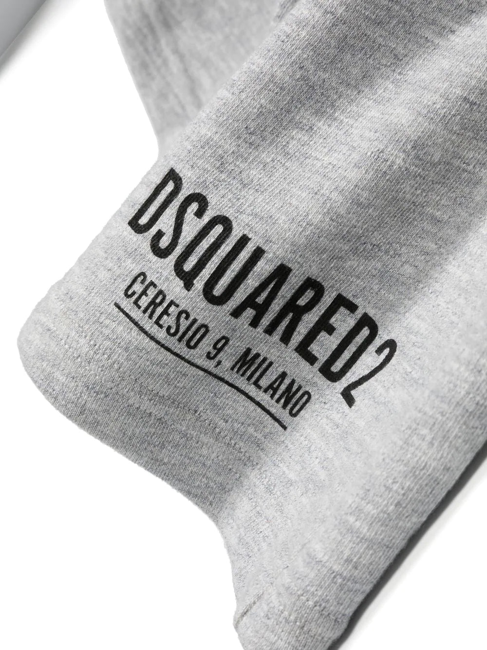 Ropa para niños - pantalones cortos color gris de chándal con logo DSQUARED2