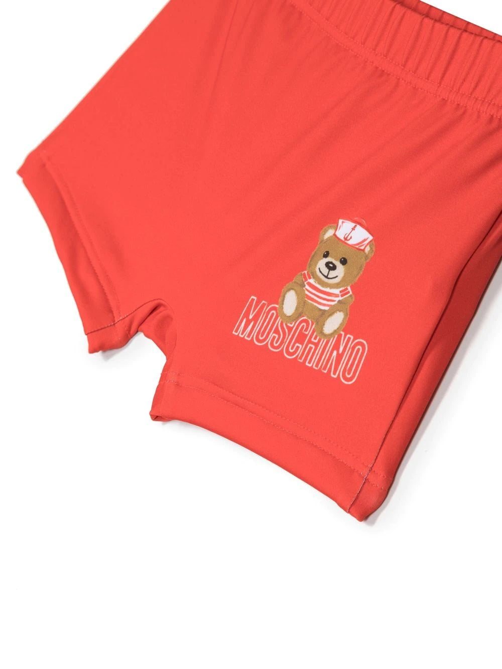 Ropa para niños - bañador color rojo con oso MOSCHINO