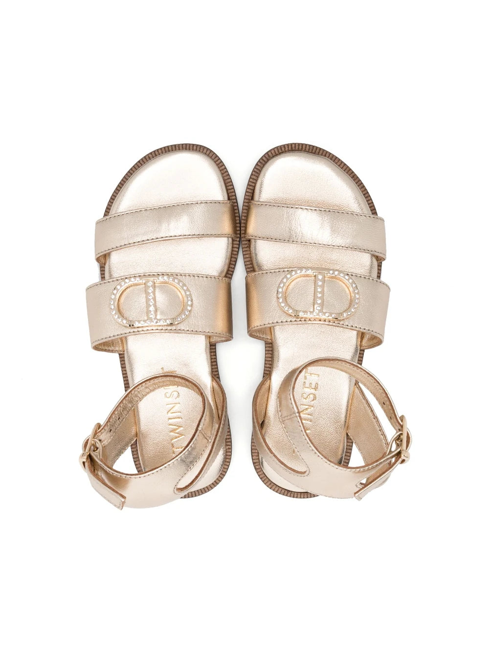 TWINSET Sandals with crossed straps