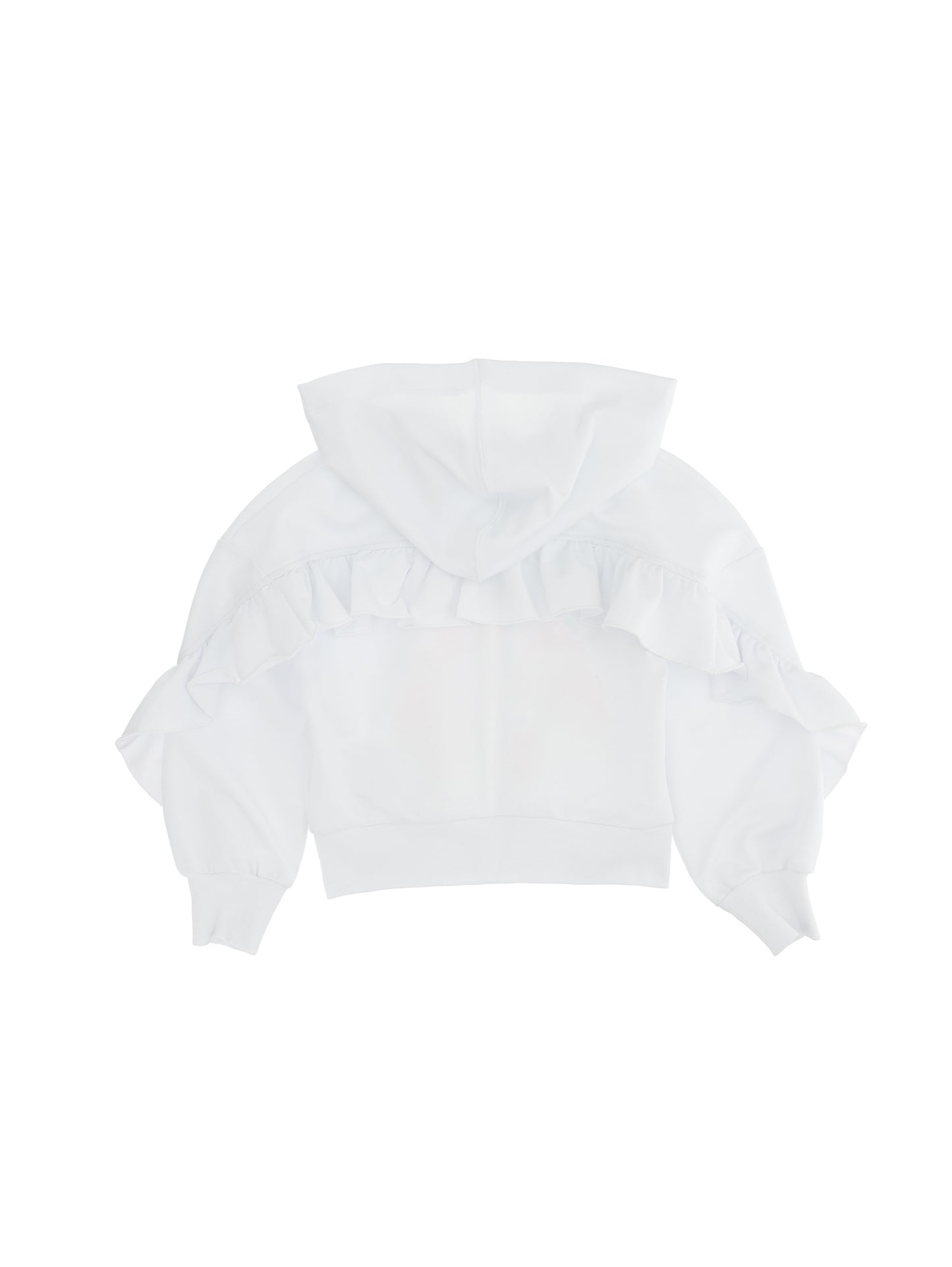 Sports set for girls - a tracksuit with printed roses MONNALISA