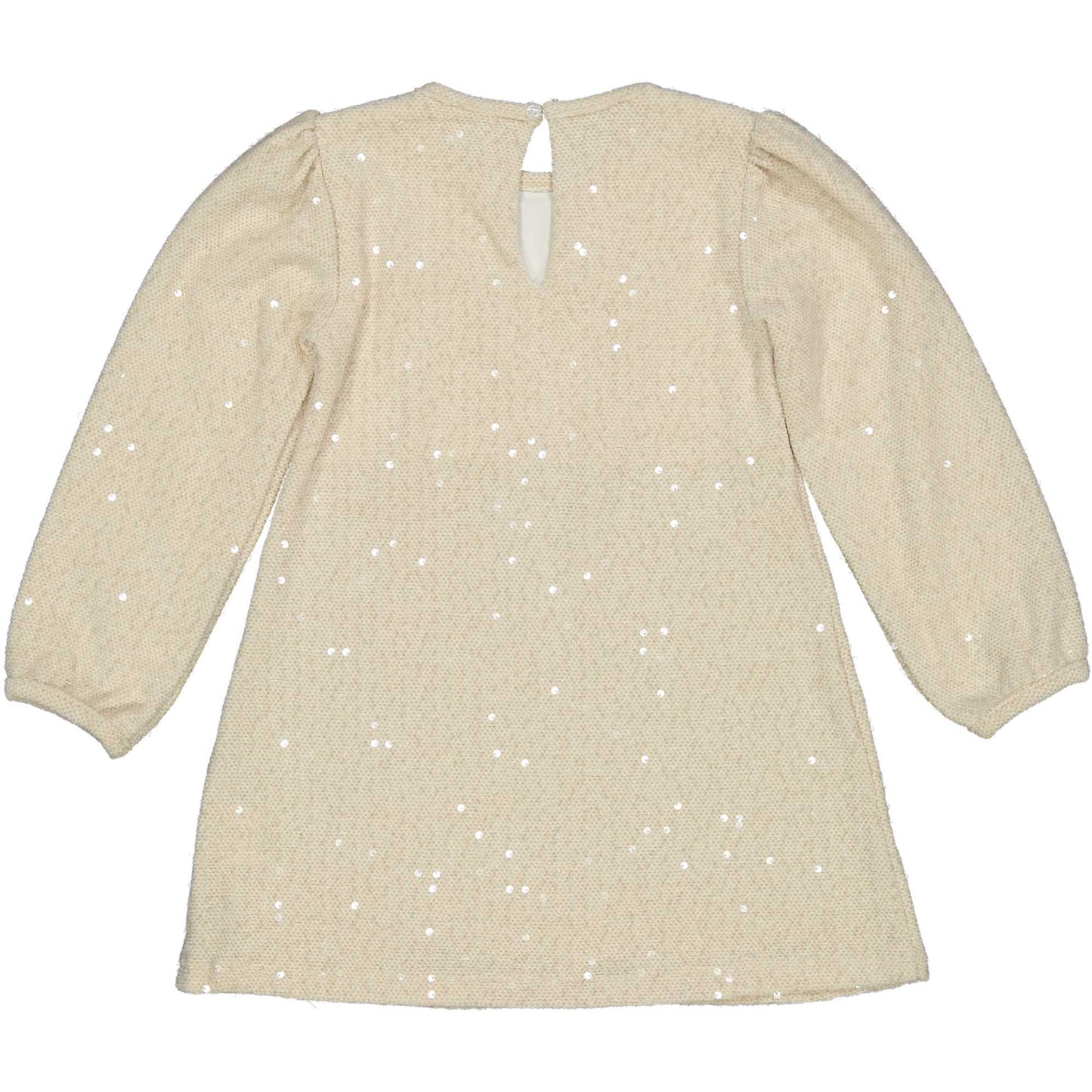 Ropa para niños - vestido beige brillo TRYBEYOND