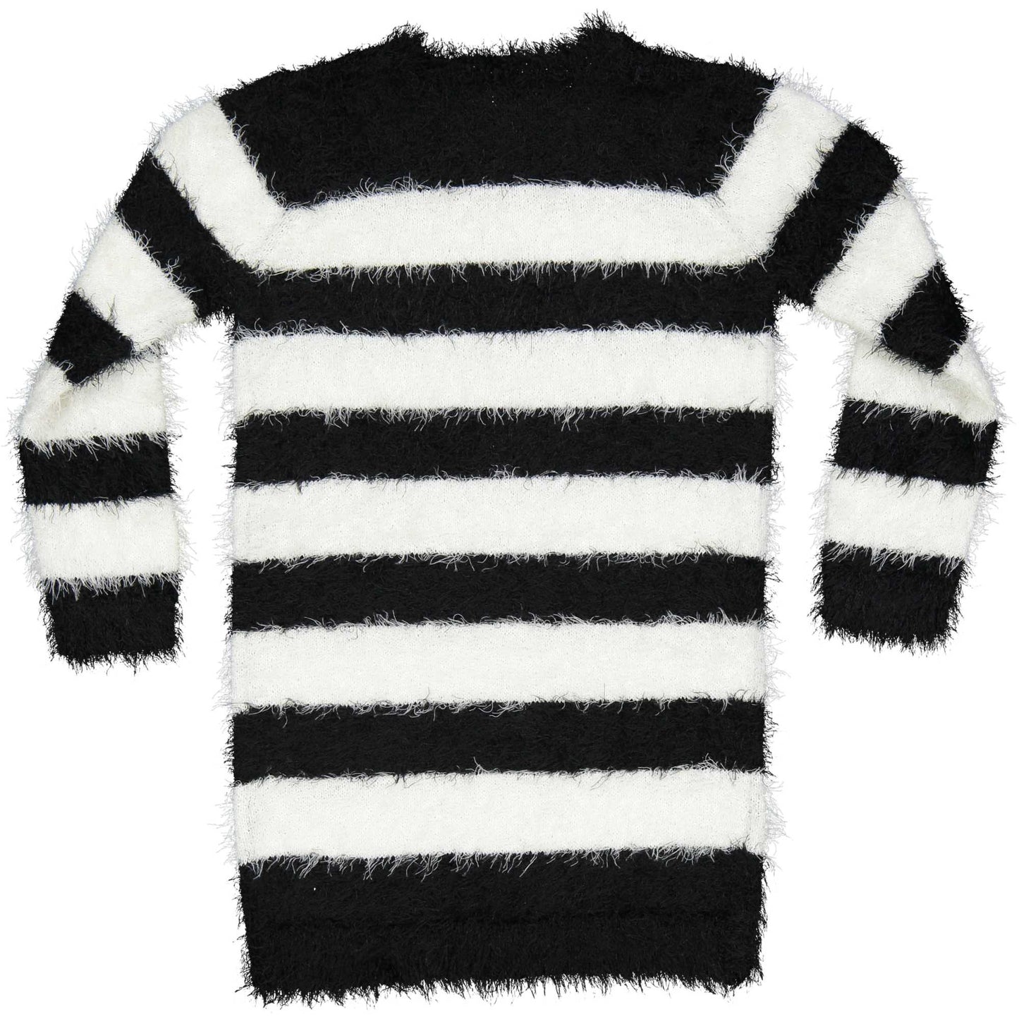 Ropa para niños - vestido en rayas blanco-negro TRYBEYOND