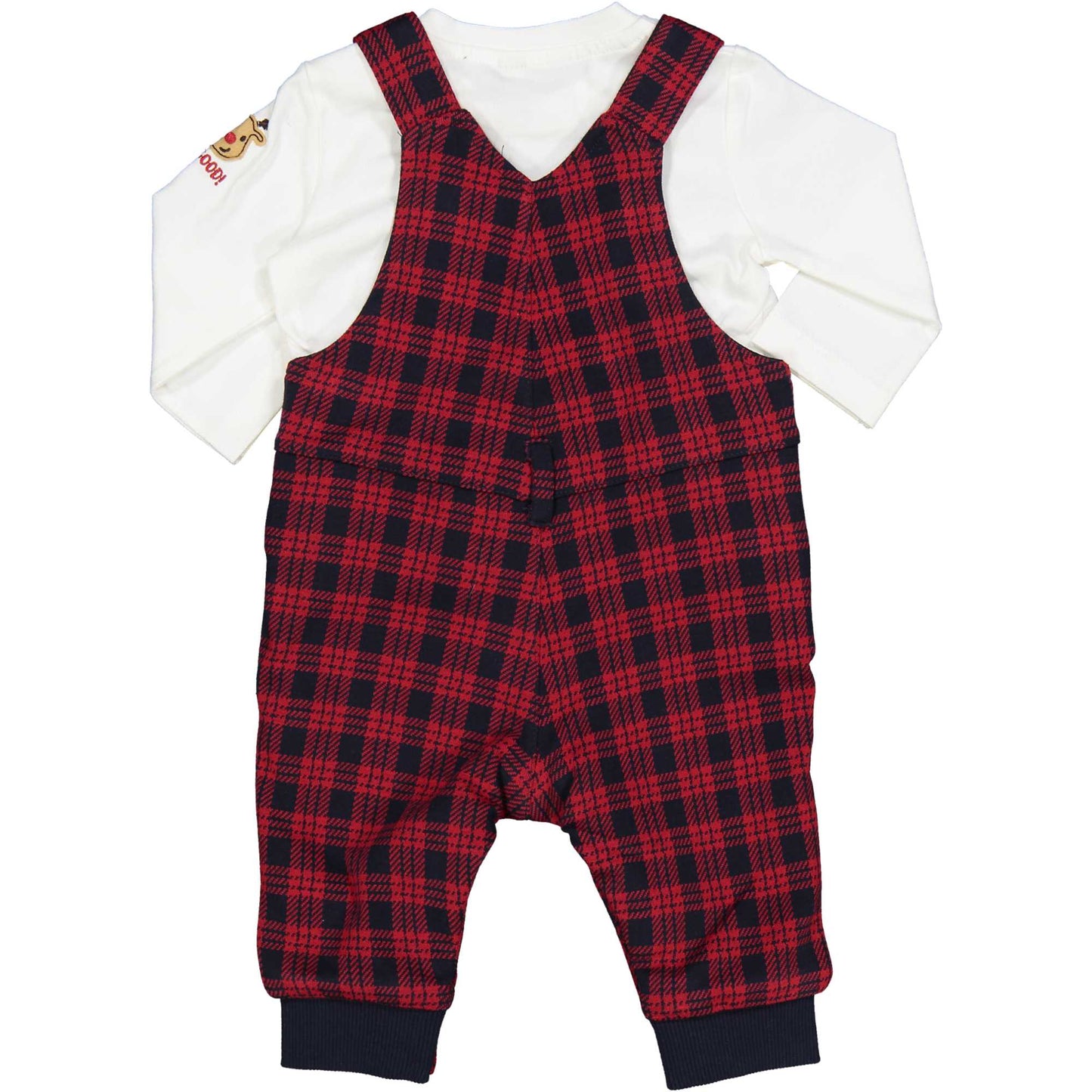 Conjunto rojo/azul con camiseta BIRBA