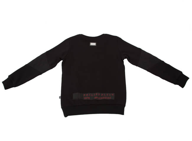 Sudadera negra para niño Philipp Plein
