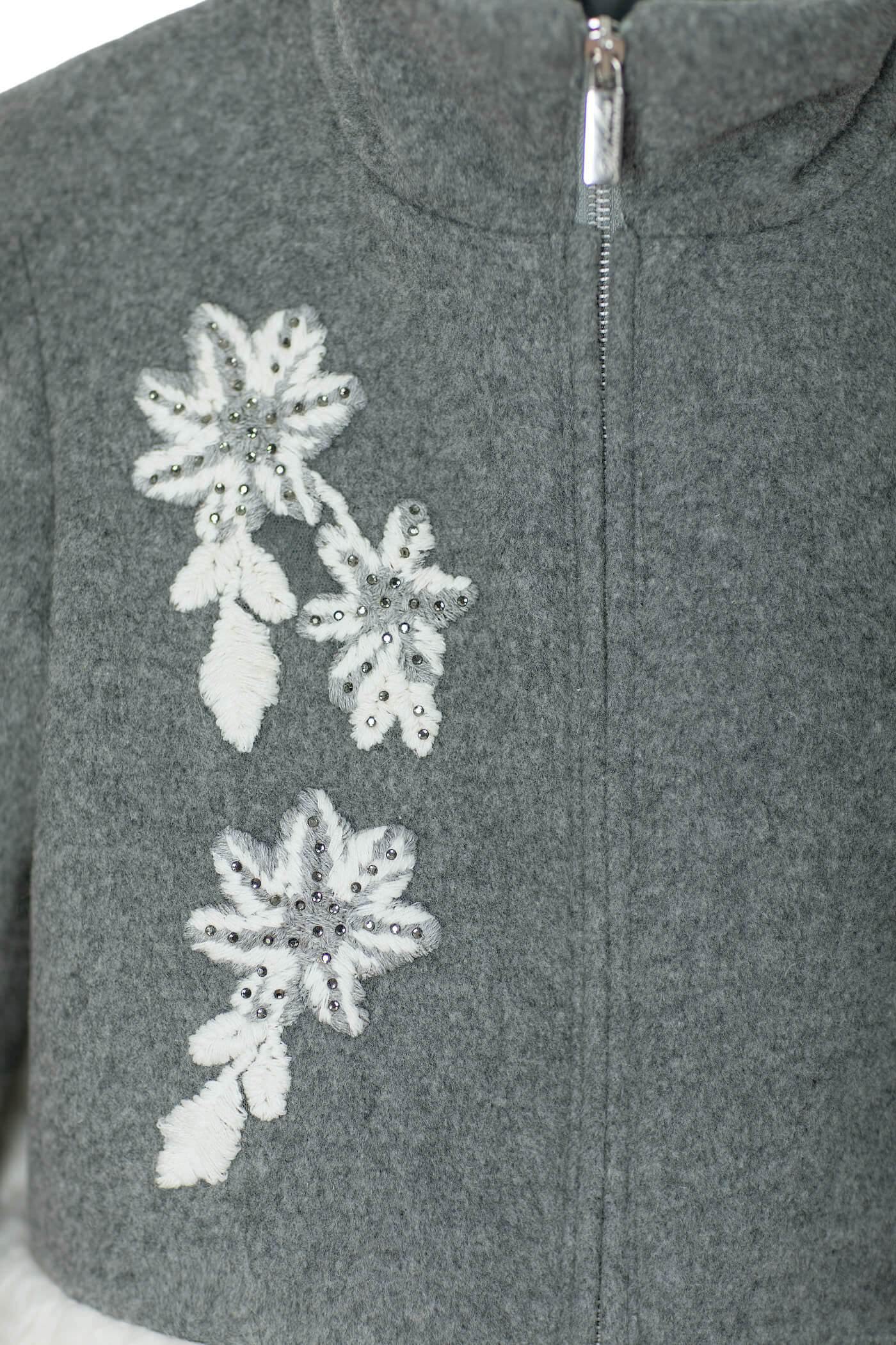 ROPA PARA NIÑOS - ABRIGO GRIS MISS BLUMARINE - Modini Shop