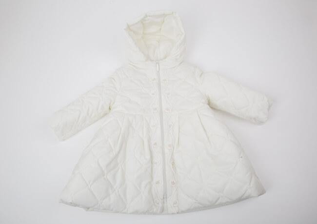 ROPA PARA NIÑAS - ABRIGO BLANCO BIMBALO - Modini Shop