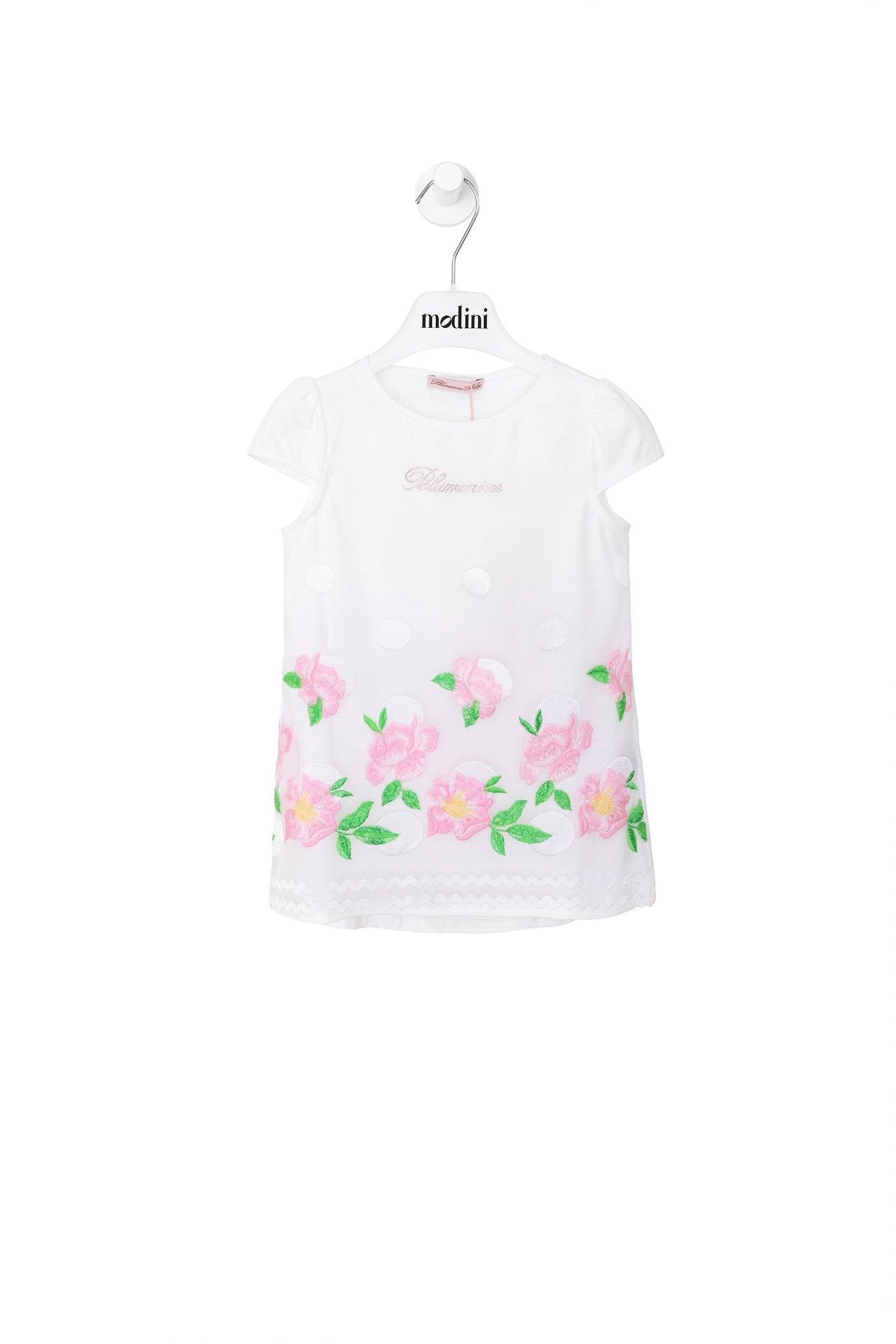 ROPA PARA NIÑOS - T-SHIRT IN TULLE MISS BLUMARINE - Modini Shop