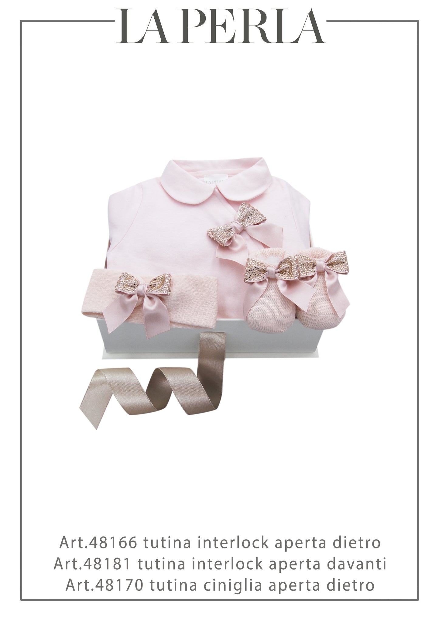 Body ROSA 48181 con lazos La Perla